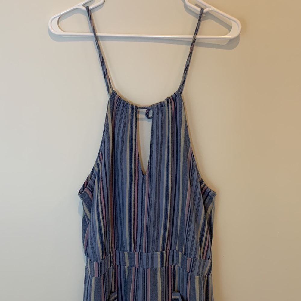 Universal Thread, Capri Length Blue Stripe Spaghe… - image 3